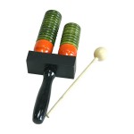 Double-Bell Wooden Agogo