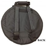 Tuxedo 22-inch Cymbal Bag with Back Pack Straps - Back