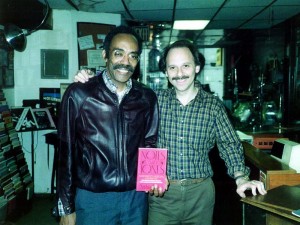 Arthur Taylor and Barry Greenspon at Drummers World in the 1980s