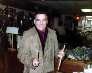Louie Bellson at Drummers World in the mid 1980s